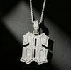 Stile Hip-hop Europeo e Americano Lega Dorata Retro-retro Numero 66 Ciondolo Street Rap Accessorio Trendy