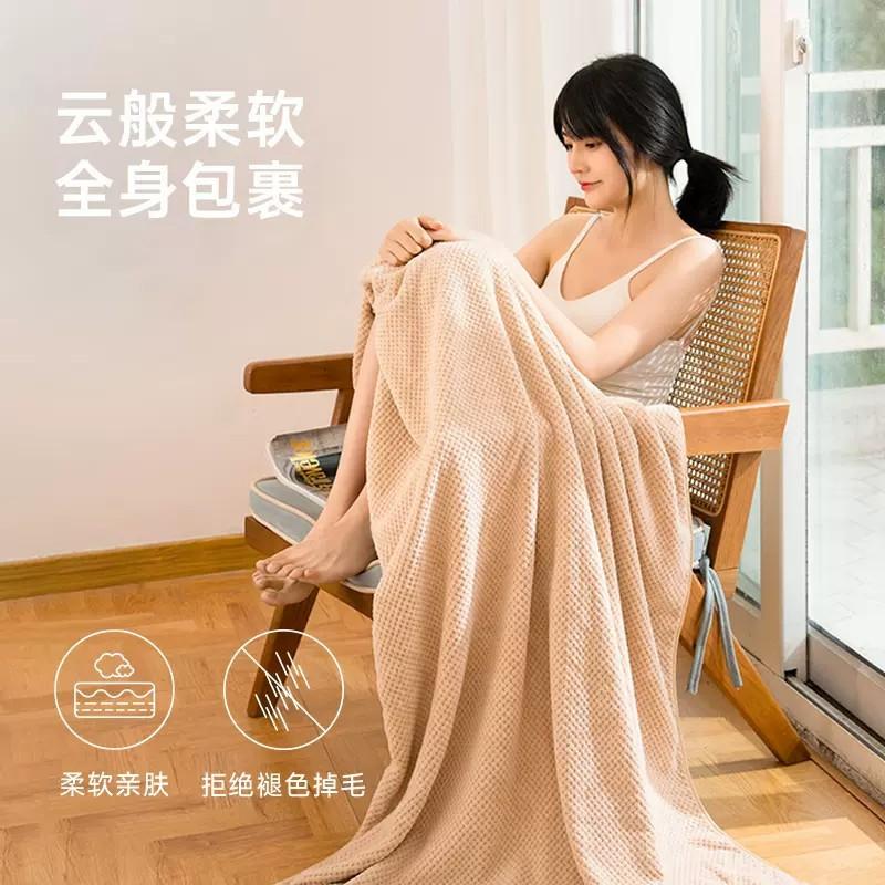 Towel Pineapple Grid Household Thickened Adult Bath Towel Couple Beach Towel Wrap Bath Towel