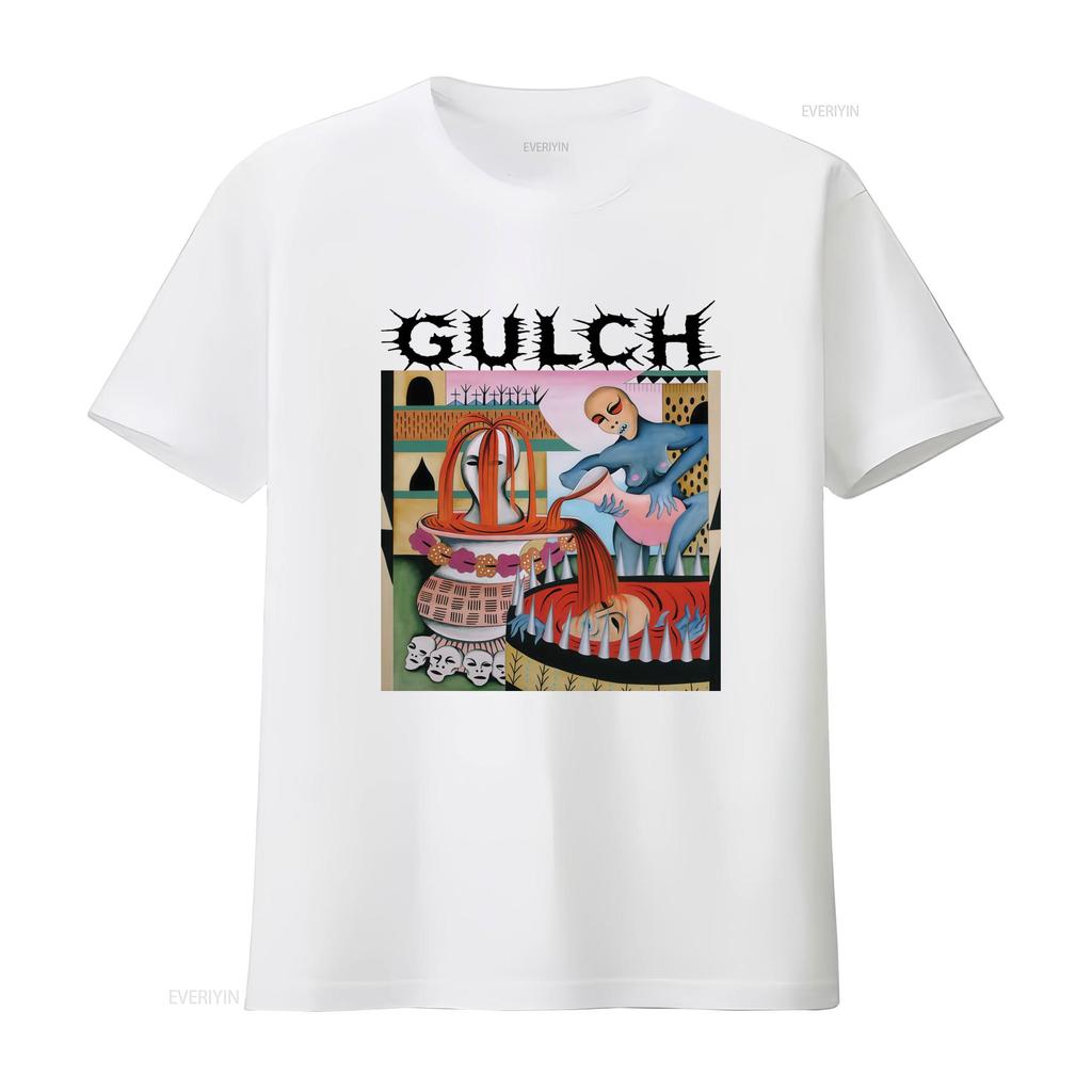 Gulch Band T-shirt Fortezza Cerebrale Impenetrabile Disponibile in Tutte le Taglie S 5XL graphic lavato vintage Elastica alla moda
