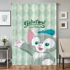 Home Interior Kitchen Curtains for Living Room 2 Pieces Blackout Curtains Door Curtain G-gelatoni-i Bedroom Decoration Partition