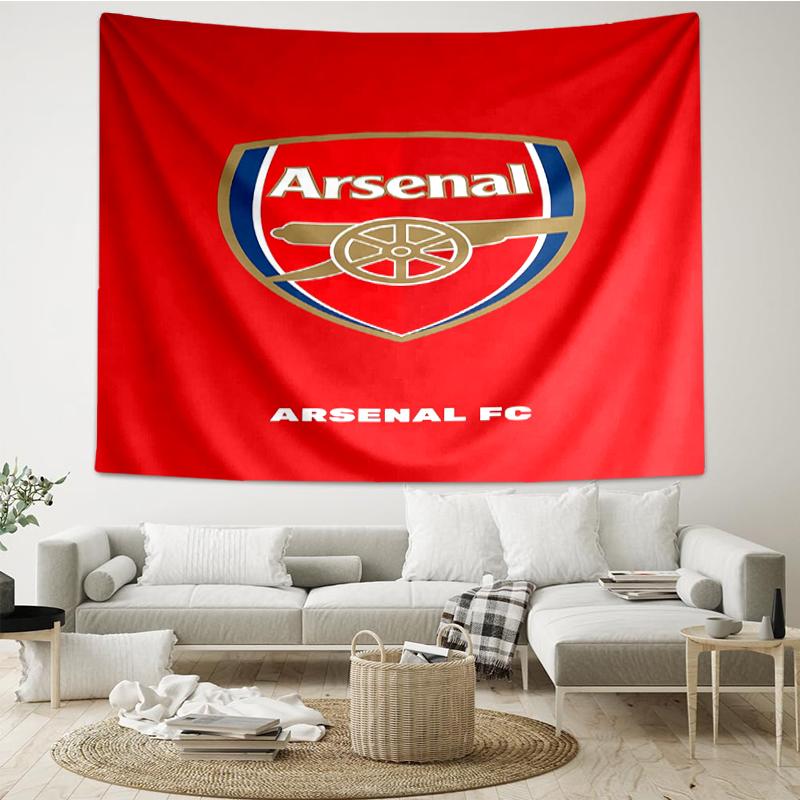 Arsenal-F.C Print Tapestry, Backdrop, Easy Setup, Ideal for Bedroom, Office & Living Room, with Aesthetic Wall Hanging Decor.