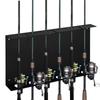 Compacts Vertical Wall Mounted Fishing Rod Storage Rack Rod Mount Brackets Fishing Rod Wall Organizers For Organization