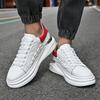 Mode im koreanischen Stil Leichte Schuhe mit dicker Sohle Weiß Individualität Frühling Unisex Modeschuhe Freizeitschuhe Fußkomfort Herren