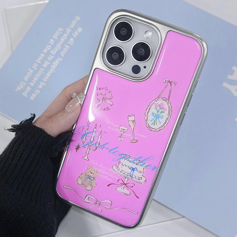 Zhitai Silver Edge Case for iPhone 15/16, Apple 14 Pro Max, and Huawei Mate60