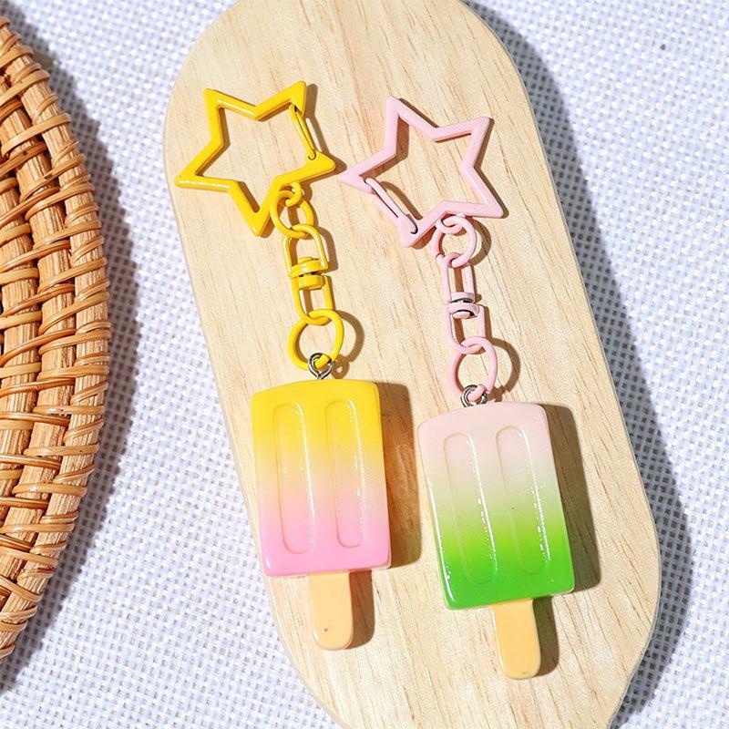 Ice Cream Popsicle Resin Pendants for DIY Keychains & Bag Accessories