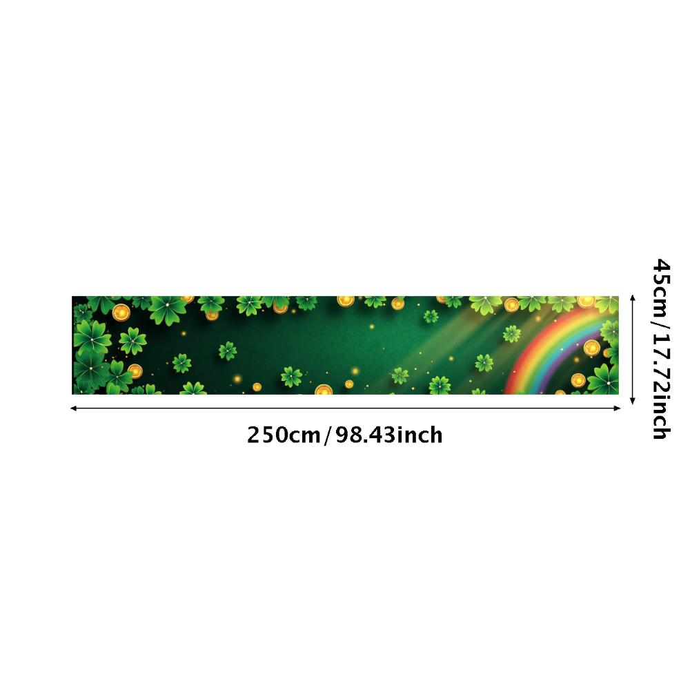 

Durable Irish design Festive Printed Reusable Rainbow backdrop Themed Party decor for Indoor decor