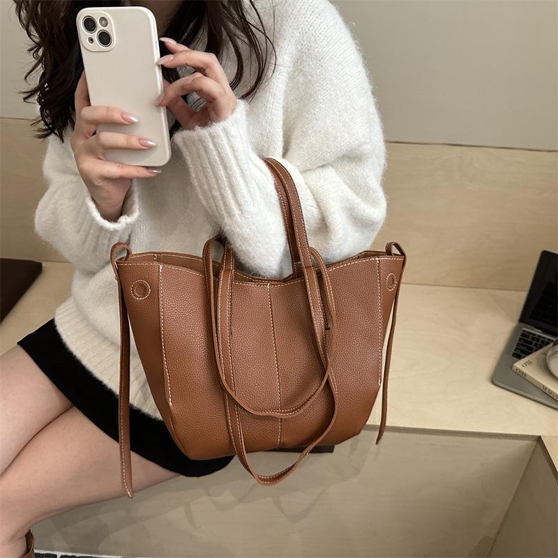 Korean Style Women S Large Capacity Tote Bag Handbag Shoulder Bag