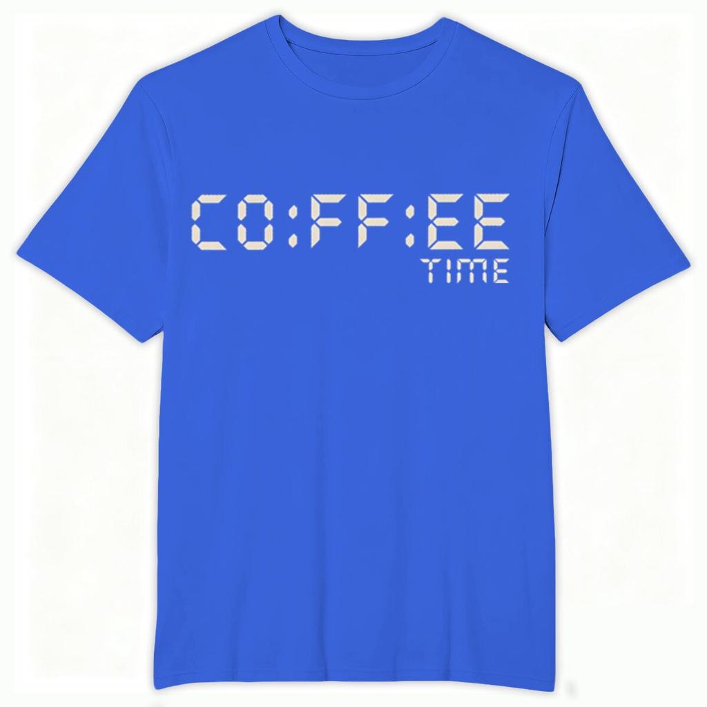 Coffee Time Printed Shirts for Unisex Unisex Funny Coffee Lover Tops Gift for HerHim Coffee Humor Vintage Style TShirt Tops