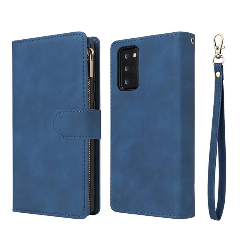 Zipper Leather Case For Samsung Galaxy A16 A26 A36 A56 A06 A15 A25 A35 A55 A05S A14 A34 A54 A13 A33 A53 Flip Wallet Phone Cover