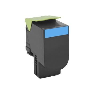 Cartouche De Toner LEXMARK 802XC Cyan Très Haute Capacité - 4.000 Pages - Pack De 1