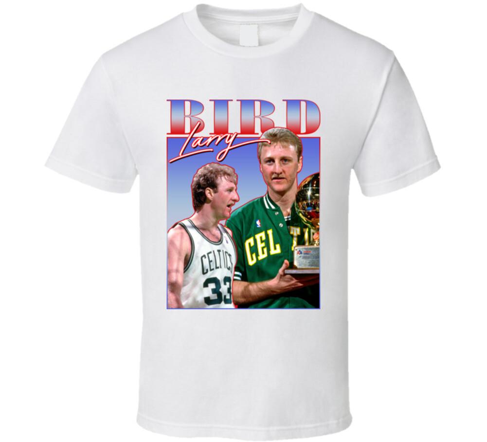 Larry Bird Style T Shirt L