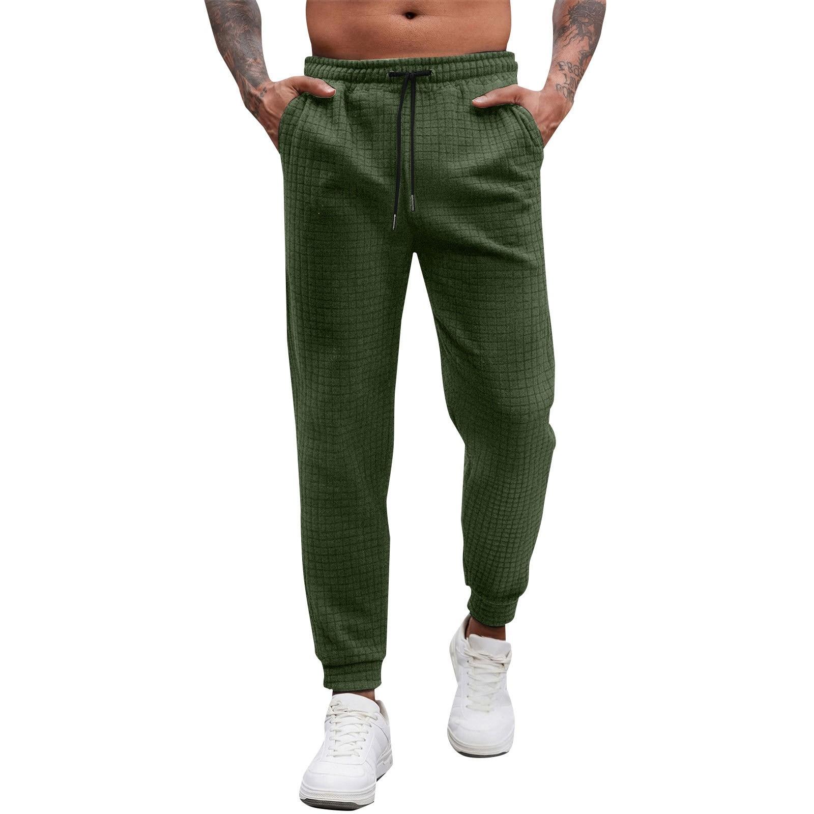 

Men s Athleisure Trousers L армія зелений колір