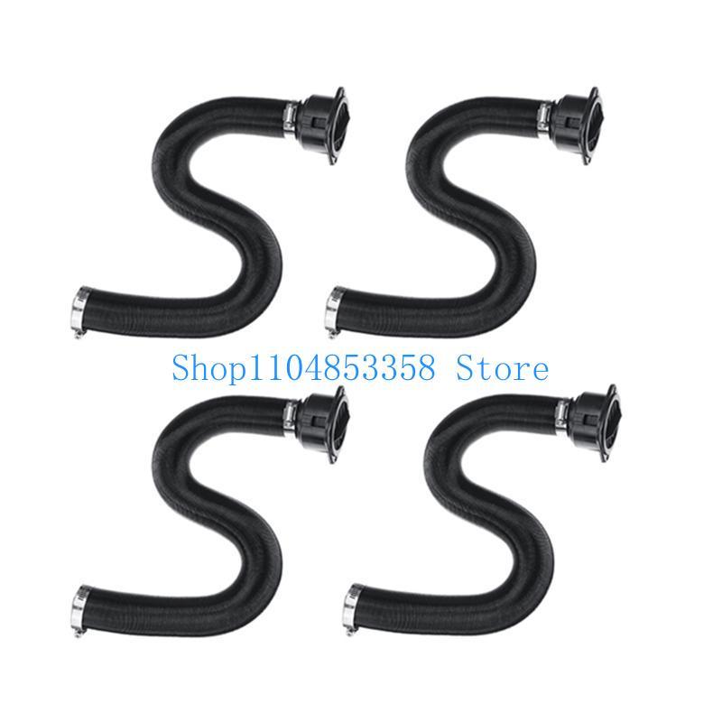 652F 42mm Heater Duct Pipe Tube+Air Vent Outlet Household Heater 4 Holes Car Ducting