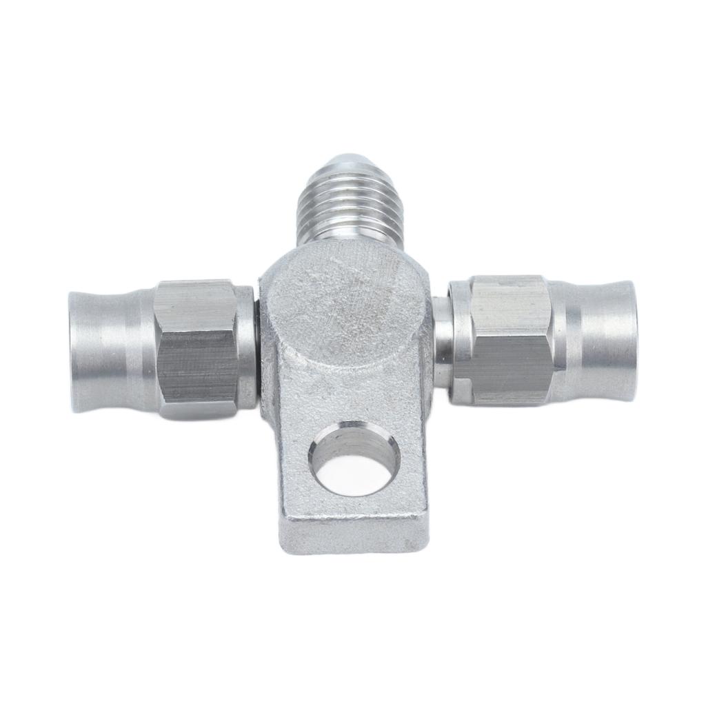 AN‑3 Tee Brake Hose AN3 to Line End Fittings Stainless Steel Automobile Components