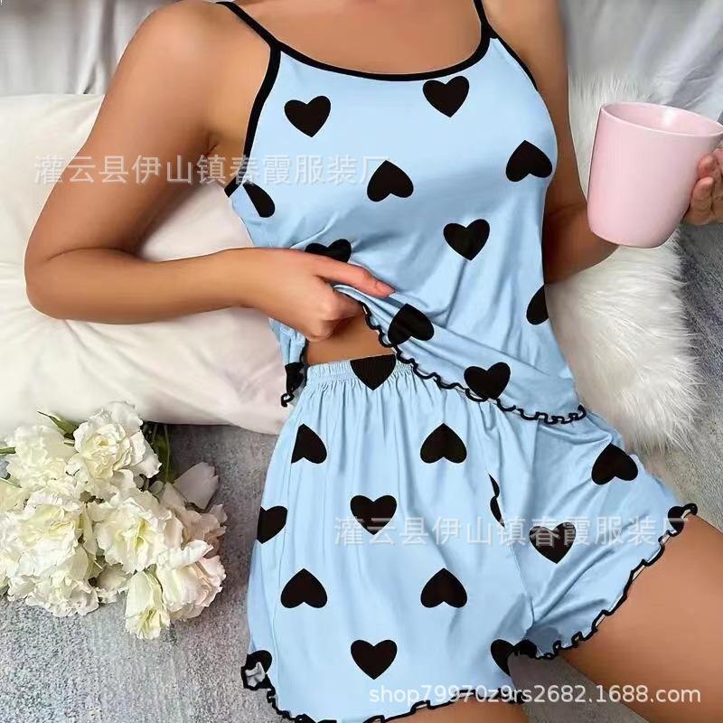 Sexy suspender fun summer 2026 new casual suit underwear pajamas loungewear women S