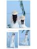Dopamine Mother-Daughter Chiffon Beach Dress for Summer Seaside Vacation in Hainan Sanya