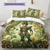 MandalaDragonball Pattern Bedding Quilt Set Quilt Cover Pillowcase Home Decoration Birthday Gift (1 * duvet cover + 2 * pillowcase, without core)