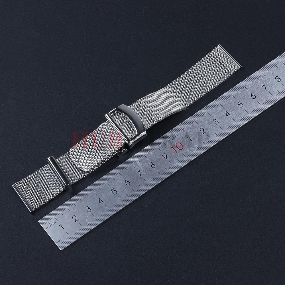 Milanese Mesh Stainless Steel Watchband Bracelet 20 22mm for IWC Pilot's Portuguese PORTOFINO Replacement Strap Watch Accessory
