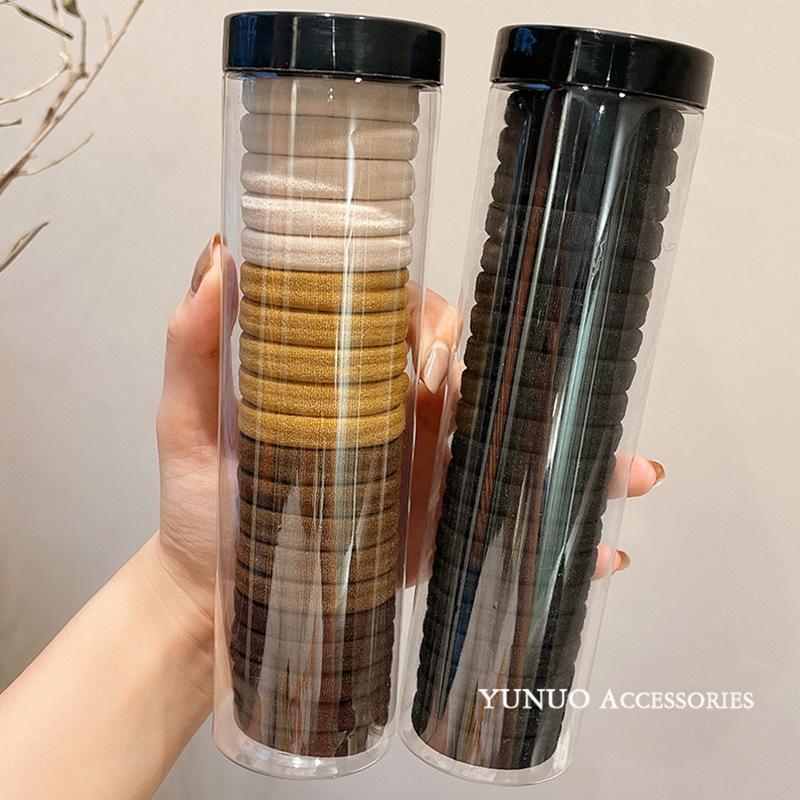 20 Canned High-elasticity Hair Ties, Seamless Rubber Bands, Women's Hair Ties, No Hair Damage, No Hair Band or Hair Tie