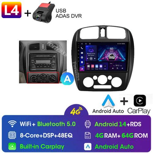 Fortress 8G+128G QLED Car Radio For Mazda 323 BJ 2000-2003 Multimedia Video Player Auto Navigation Android 13 2din DVD Head Unit