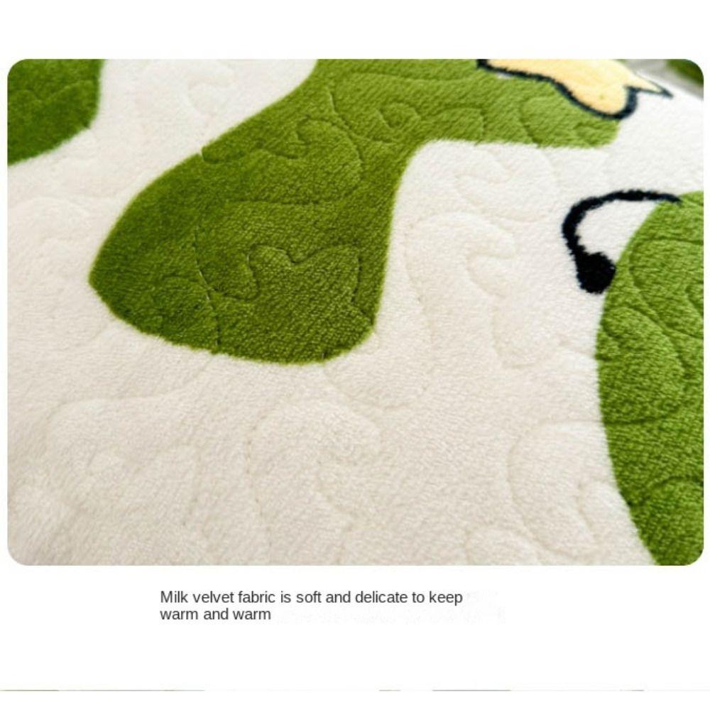 Comfortable 48*74cm Pillow Cover Cotton Rectangle Pillow Case Protector Warm Cartoon Pillowcase Autumn/Winter