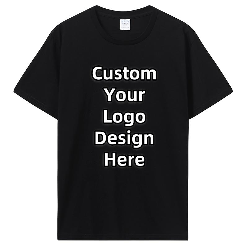 Custom T-shirt Design Your Own Text Logo Professional Image Processing Cotton Men Women Personalized T Shirt Gifts Clothing