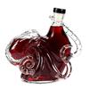 Exquisite Octopus Sculpted Glass Bottle For Liquid Dispensing And Artistic Display Transparent Color