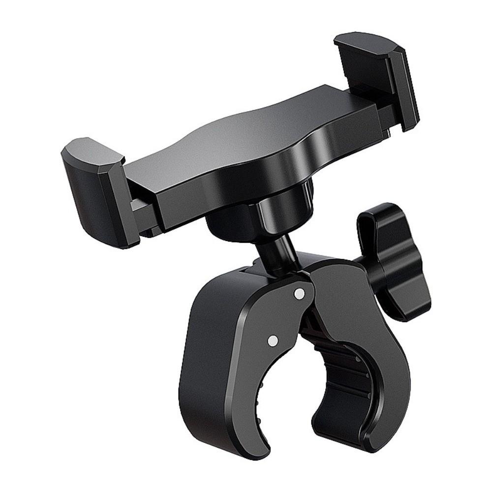 Round Pipe Clamp Phone Holder 360 Rotating Handlebar Mount Universal Phone Bracket Live