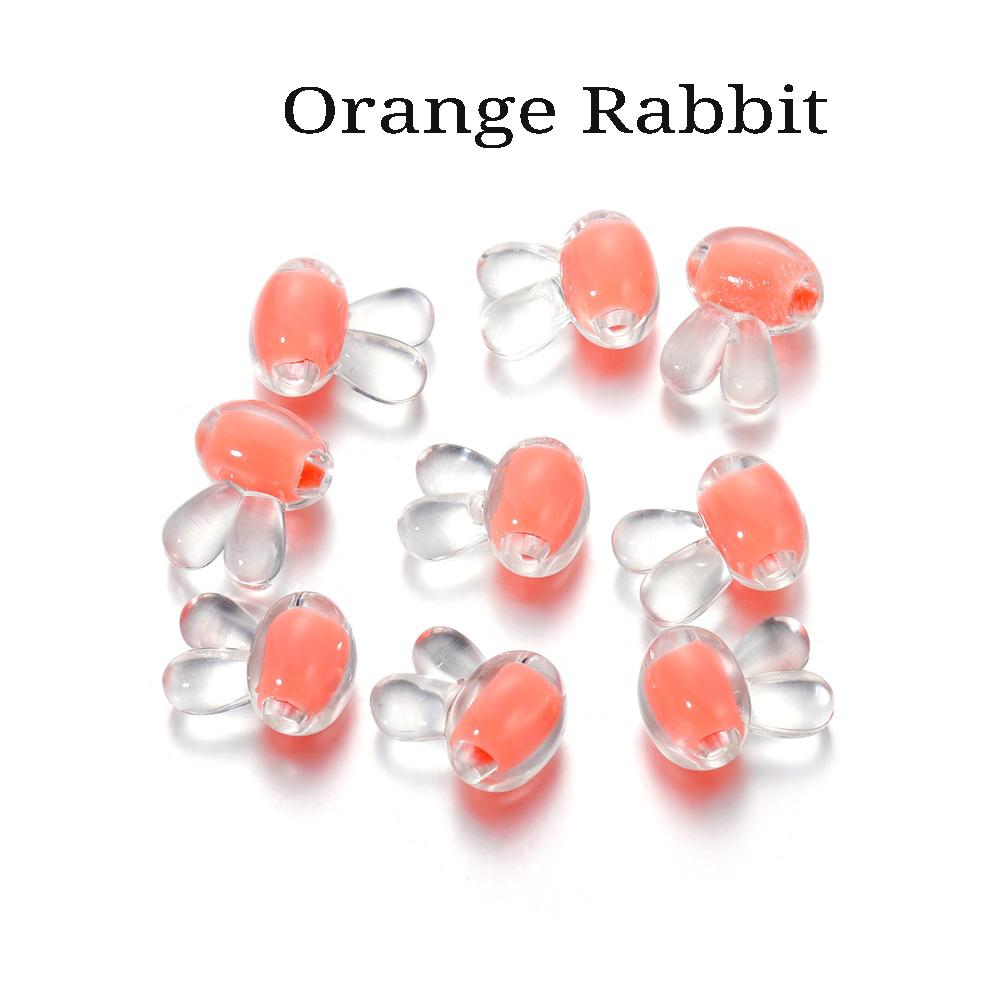 20Pcs/Pack Acrylic Spaced Beads Candy Heart Flower Shape Beads Decoration For DIY Necklace Earrings Jewelry Making Supplies