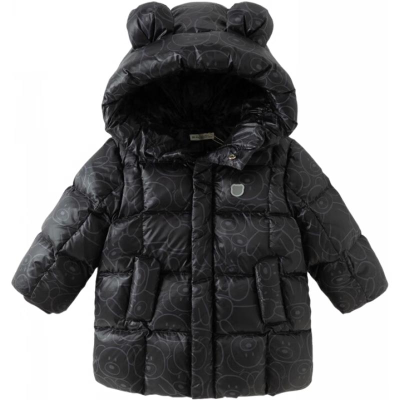 

Dave & Bella Kids Mid-Length White Duck Down Jacket 90cm