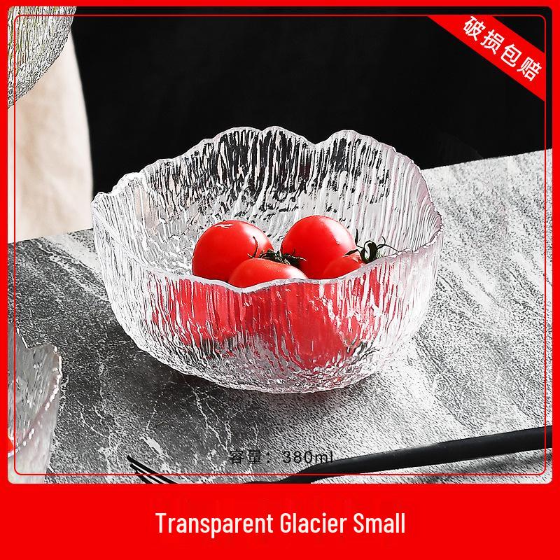 2024 Luxury Glass Fruit Plate for Living Room Coffee Table - Ideal for Snacks and Dried Fruits