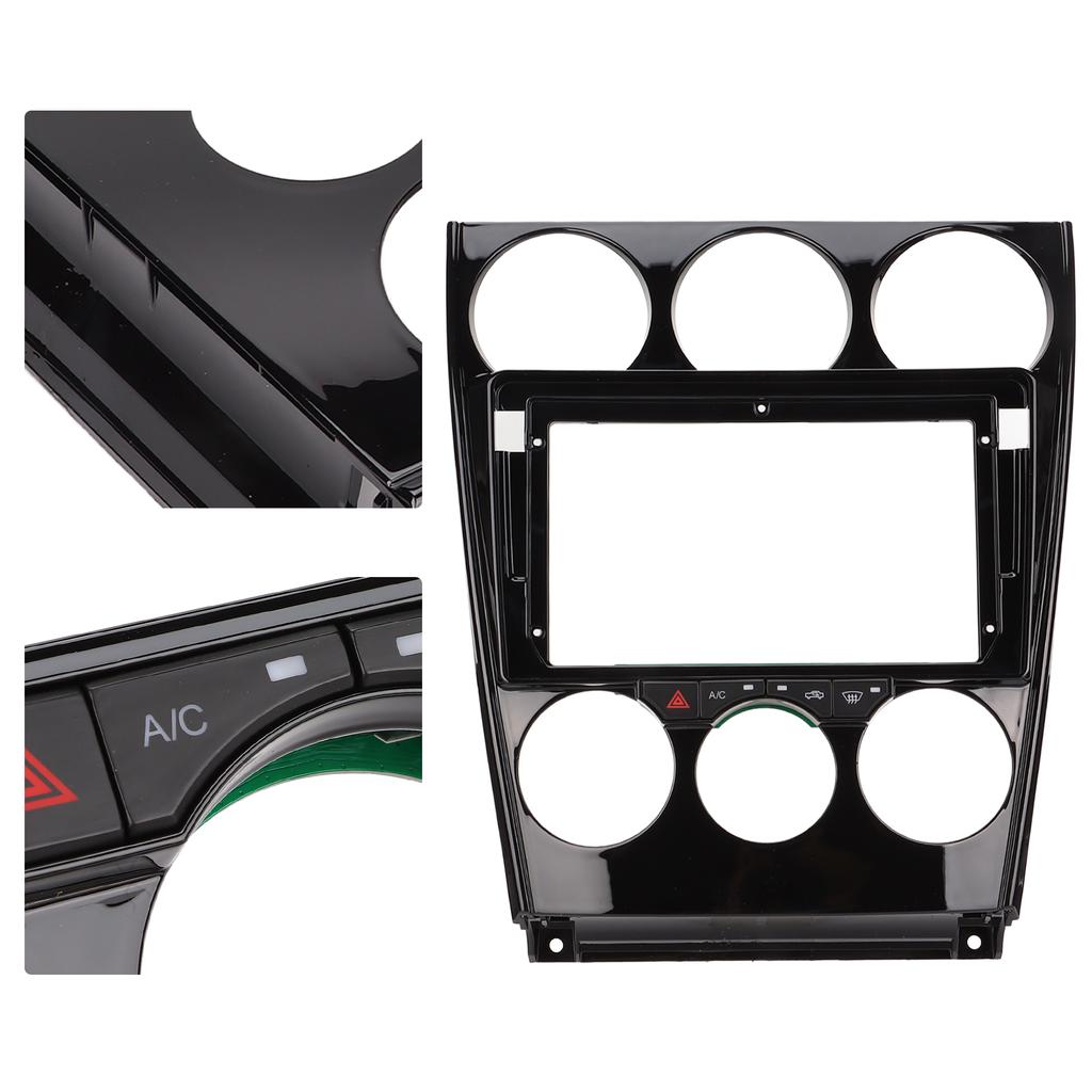 Navigation Panel Frame GPS Surround Dashboard Trim Kit Replacement for Mazda 6 2004‑2016