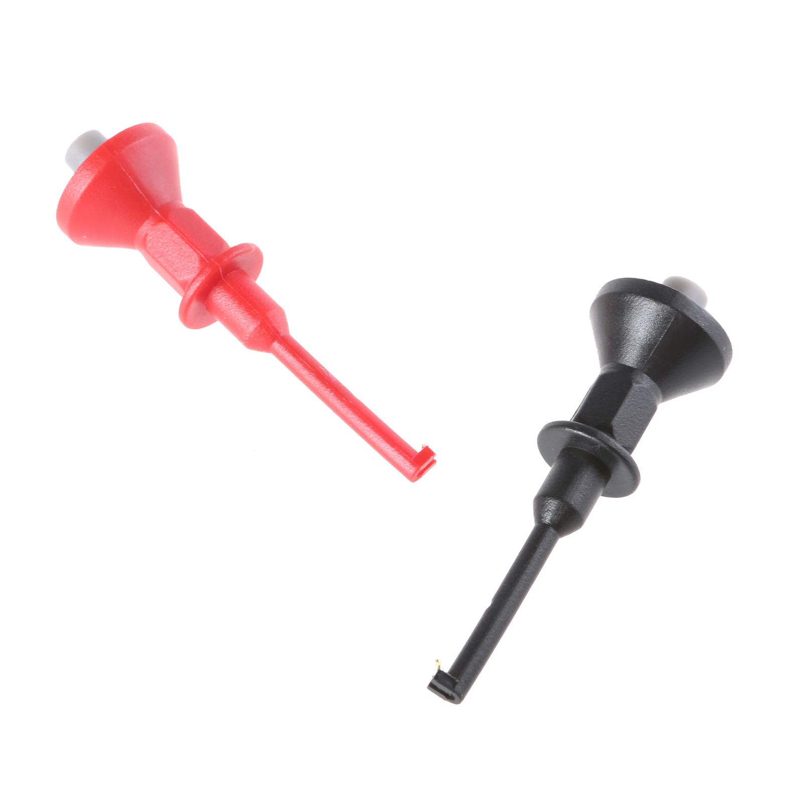 

Electronic Test Hook Clip Multimeters Extension Hook Probes Clip Accessories For 2mm Plugs IC Grabber With Flexible Wire 2MM