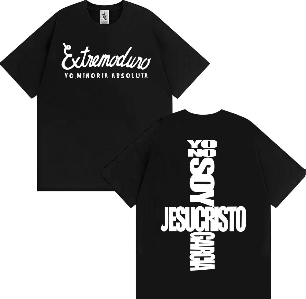 

Band Extremaduro Yo No Soy Jesuscristo Garcia Tshirt Mens Womens Harajuku Casual Cotton Tshirt Retro Gothic Mens Tshirt M