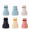 Fashion Boys Girls Hooded Warm Down Vests Autumn Winter Kids Baby Jacket Children Zipper Vests