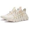 Li Ning Illusion Thorn Cushioning Slip Resistant Abrasion Resistant Breathable Low Top Casual Shoes Men's White AZGS031-3