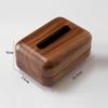 Vintage Style Wood Tissue Box Desktop Tissue Case Office Bedside Table Decoration Storage Box Kitchens Accessories