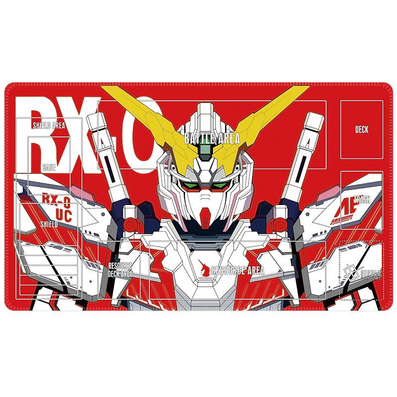 Amuro Ray Haman Karn Cartoon TCG Einhorn Gundam Einzelspieler Karten Spielmatte Gummi Set Austausch Kampf Schale Tischmatte