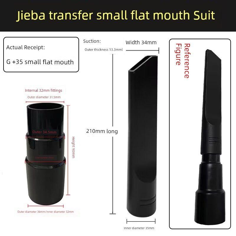 Attack CHARLES BARNES Vacuum Cleaner Head Suction Head Flat Nozzle Long Flat Nozzle Neutral Accessories Hose Connector Brush Head Flat Nozzle (Insert 44) Small Flat Mouth + g Type Connector