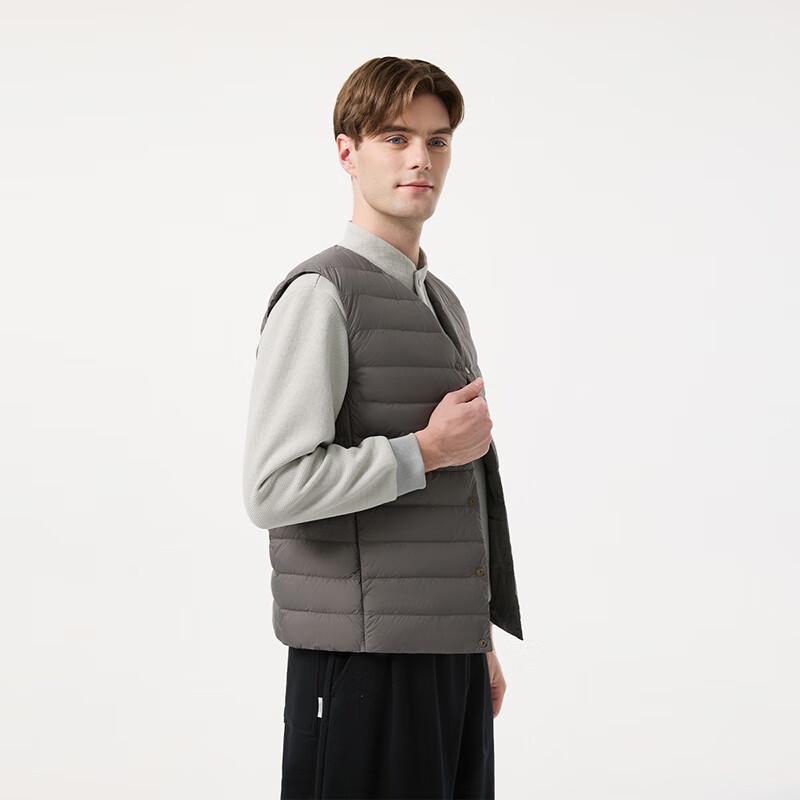 Tambor Men's Collarless Warm Down Vest