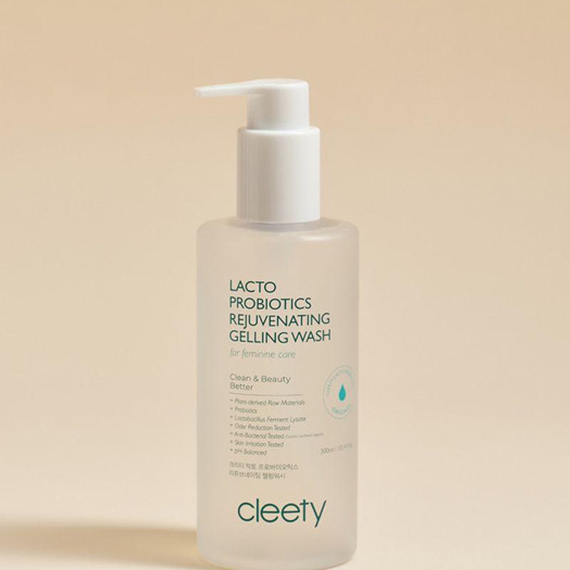 

Cleety Lacto Probiotics Rejuvenating Gelling Wash Feminine Cleanser 300ml Gelling Wash 300ml Unscented
