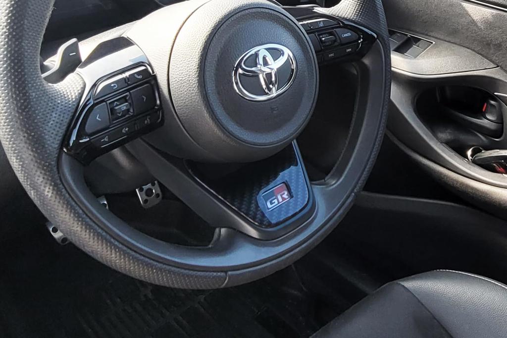 SecondStage Digital Carbon Fiber Steering Under Panel for Toyota Yaris Cross GRSPORT (T773DCB)