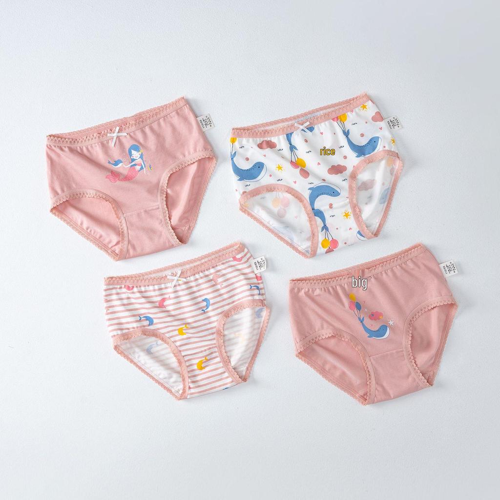 Girls' Custom Anti-Chafing Antibacterial Boxer Briefs & Triangle Shorts - 3 Pack
