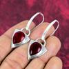 Red Garnet Jewelry, 925 Solid Sterling Silver Earrings, Handmade Gemstone Jewelry Earrings For Memorial Day
