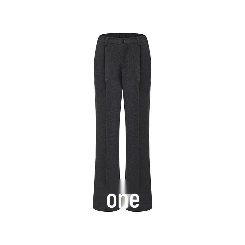 Women's Warm Straight-Leg Wide-Leg Casual Pants