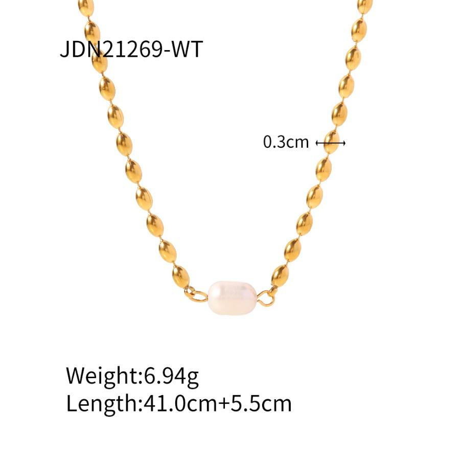 European and American stainless steel heart-shaped necklace - luxurious and high-end collar chain - titanium steel jewelry - best-selling item
