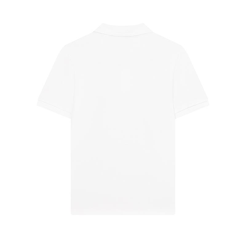 FILA Polo Shirts Men's Cloud White Polo Collar Moderate Straight Fit F11M438121FWT