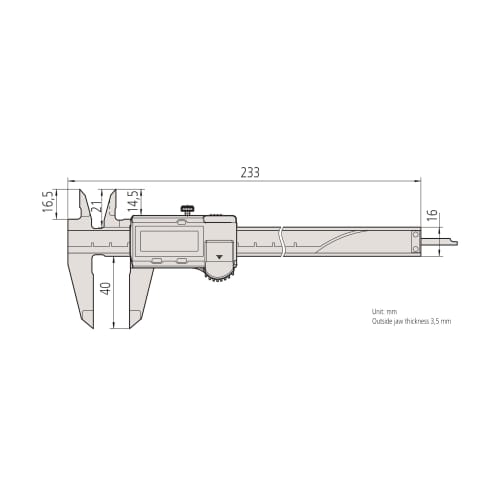 Mitutoyo digitální posuvné měřítko ABS Digimatic posuvné měřítko CD-15APX