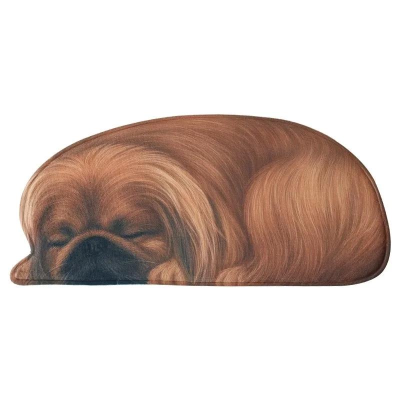 Floor Mats, Non-slip Mats, Entrance Door Bathroom Absorbent Toilet 3D Puppy Animal Bedroom Bedside Blanket Living Room