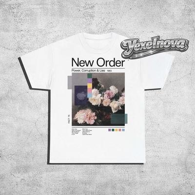 New Order T-Shirt: Retro 90er Rockband Fan Merch Shirt